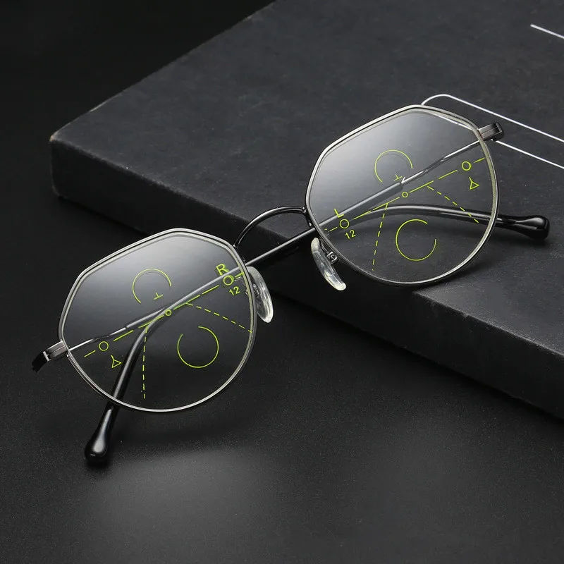 

2019 Fashion Progressive Multifocal Reading Glasses Men Women Presbyopic Eyeglasses Diopter Eyewear +1.0+1.5+2.0+2.5+3.0
