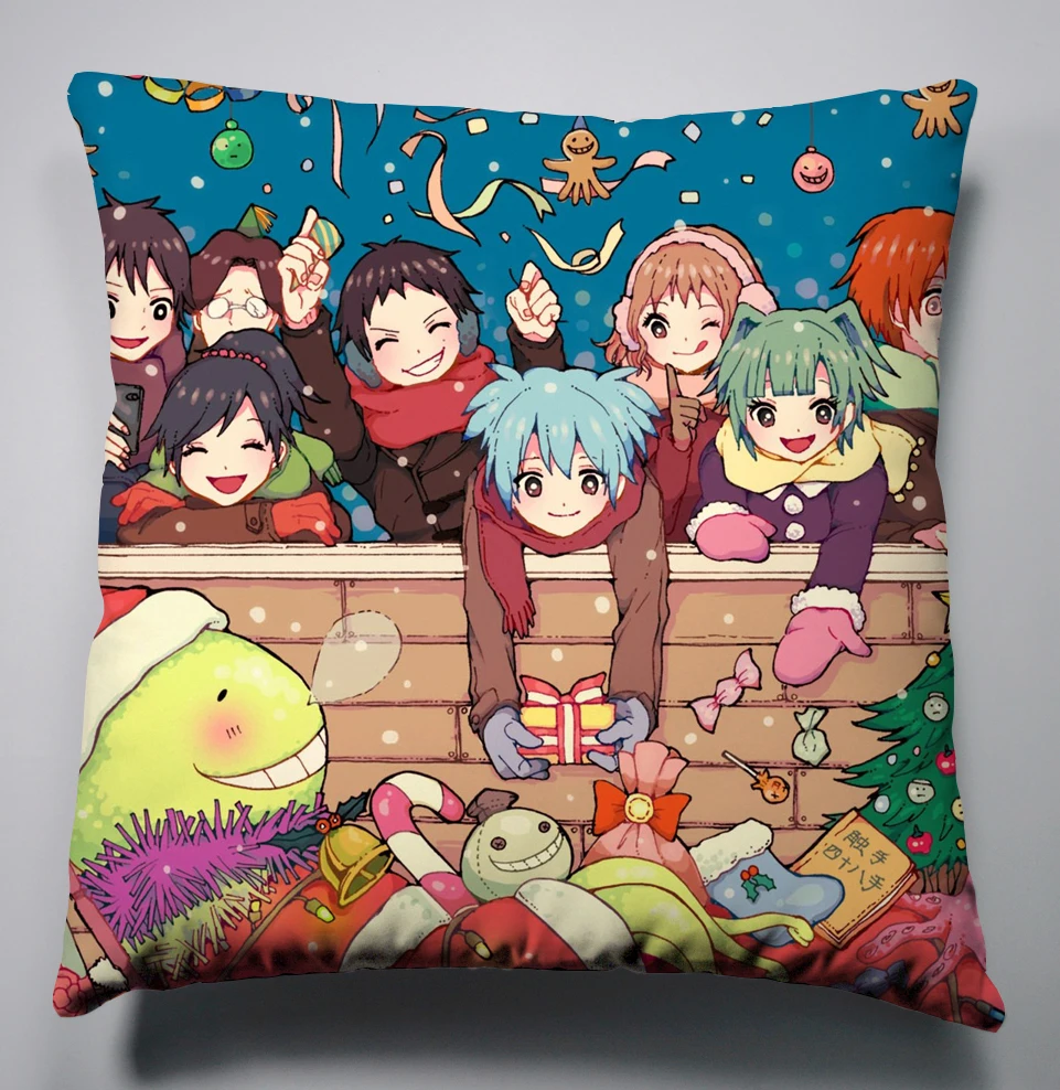 

Anime Manga Assassination Classroom Pillow 40x40cm Pillow Case Cover Seat Bedding Cushion 005
