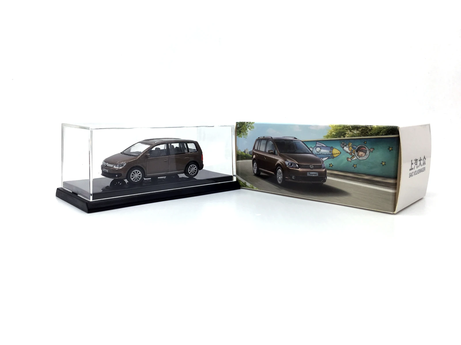 1:64 1/64 1 64 VW Touran коричневый литой игрушечный автомобиль оригинальные