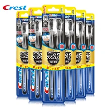Nanometer Toothbrush Crest Soft Bristles Deep Clean Antibacterial Gum Care Dark Tea toothbrush 2 6 pcs