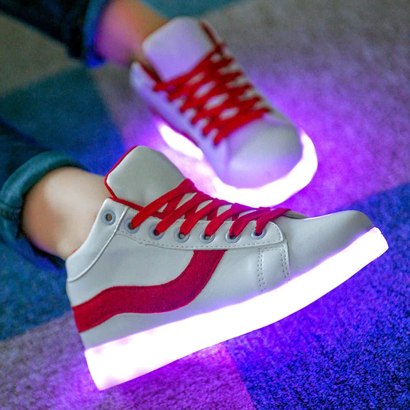 vans light up shoes