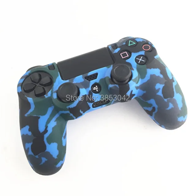 10pcslot Camouflage Silicone Anti-Slip High-quality Protective Skin Case for PS4 Controller Dualshock 4 (3)