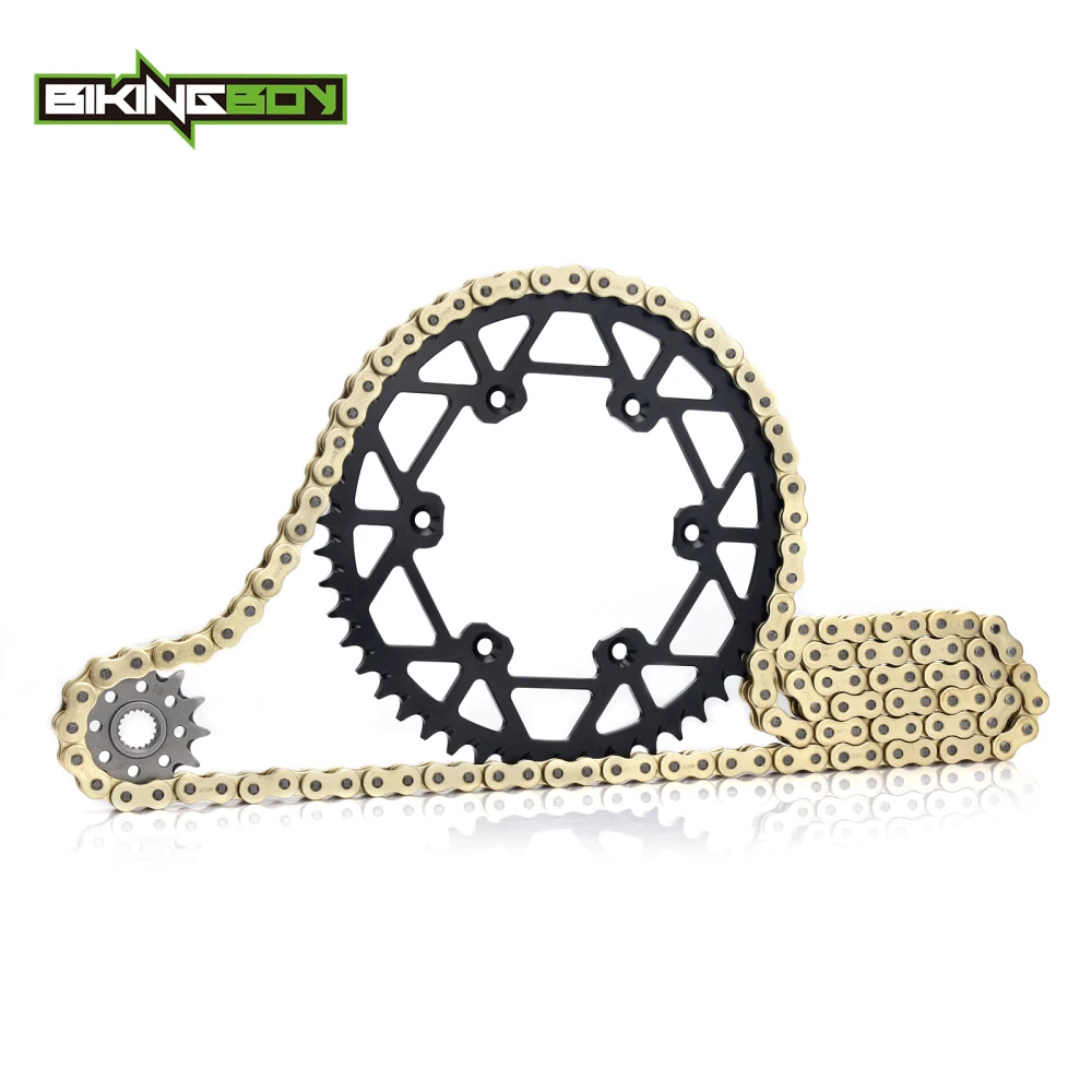 BIKINGBOY передняя 13T Задняя 48T 49T 50T 51T 52T звездочки 520 120L X ring цепь для Suzuki RM 125 01 08 RMZ Z 250 07