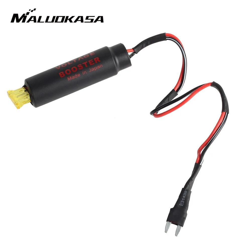 

MALUOKASA Car Ignition Power Enhance Fuel Saver Voltage Booster Universal Power Capacitor for Audi KIA VW Dodge Voltage Booster