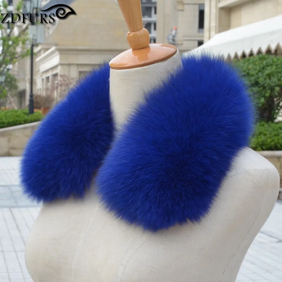 ZDFURS * Женская одежда Воротник модные аксессуары с лисьим мехом шарфы 100%