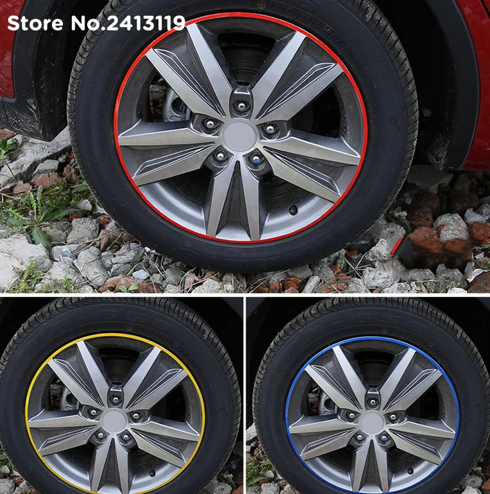 

Car Styling Strips Wheel Stickers for Honda cb400 s2000 cb1000r cb1300 x4 HR-V Fit Accord Civic CR-V city jazz