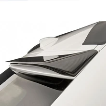 X6 E71 углерода Волокно задний спойлер на крыше крышкой для BMW X6 E71 роскошный внедорожник 2008-2013 назад окна