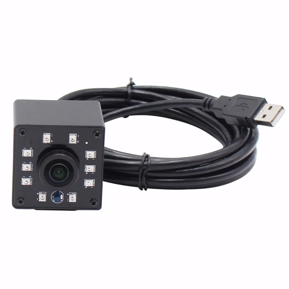 ELP 2MP CMOS AR0330 Рыбий глаз объектив 1080P H.264 Мини ИК Ночное Видение Инфракрасный usb