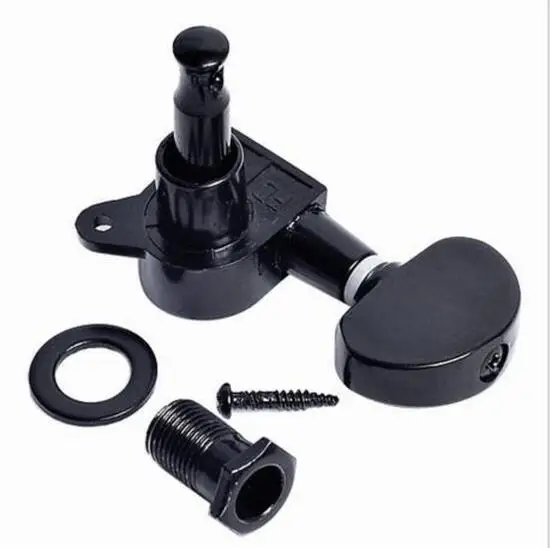 

6pcs 3L3R Acoustic Guitar String Tuning Pegs Machine Head Tuners Black