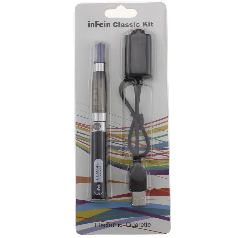 inFein Classic Electronic Cigarette Blister Kit 650 mah Black