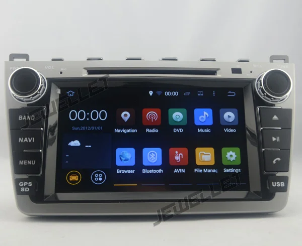Sale Quad core 1024*600 HD screen Android 9.0 Car DVD GPS radio Navigation for Mazda 6 2009-2013 with 4G/Wifi,DVR,1080P 1