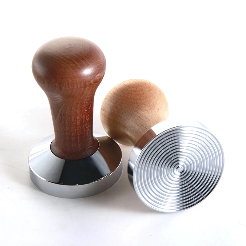 Kaufen Espress Kaffee Tamper, Edelstahl Flache und Welligkeit Basis, 51   58mm