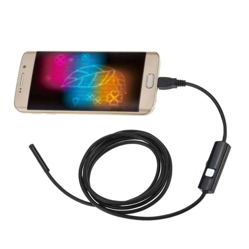 

5.5mm Lens 1.5M Cable Waterproof Endoscope Mini USB Inspection Borescope Camera For Android Phones/ PC