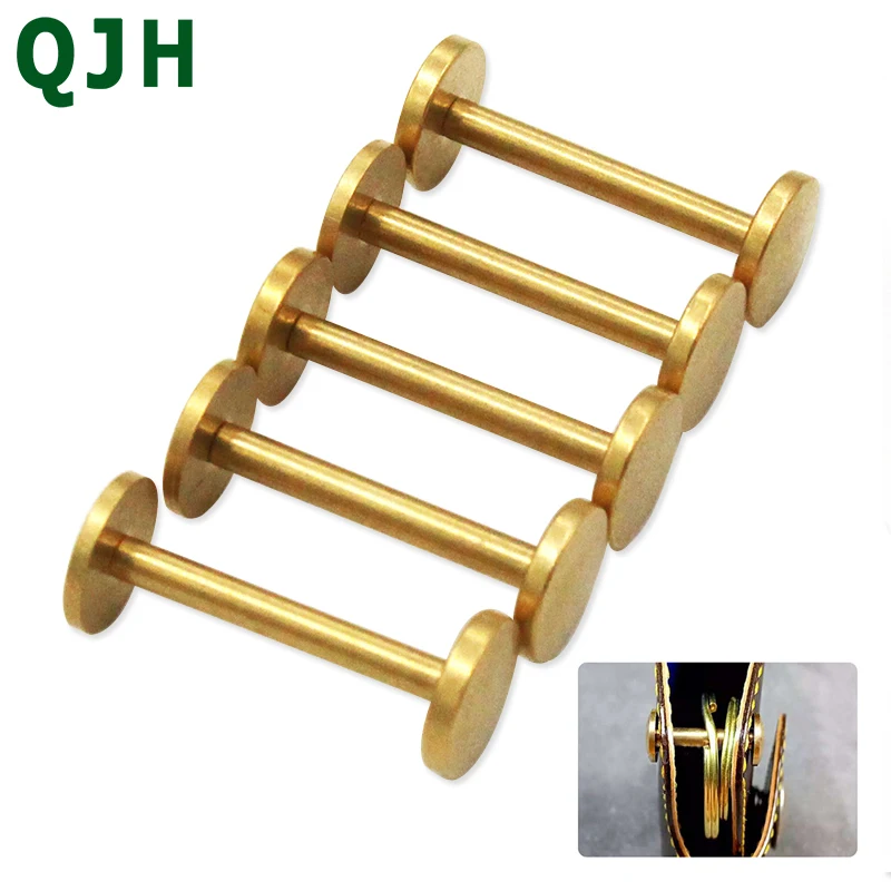 

1PCS Dome threaded rivet leather metal craft solid screw rivet hyperbolic round head clothes / bag / shoes / key bag/ book screw