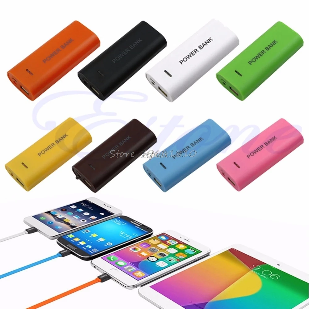 

New Portable 18650 External Battery USB Charger Power Bank Case Cover Z17 Drop ship