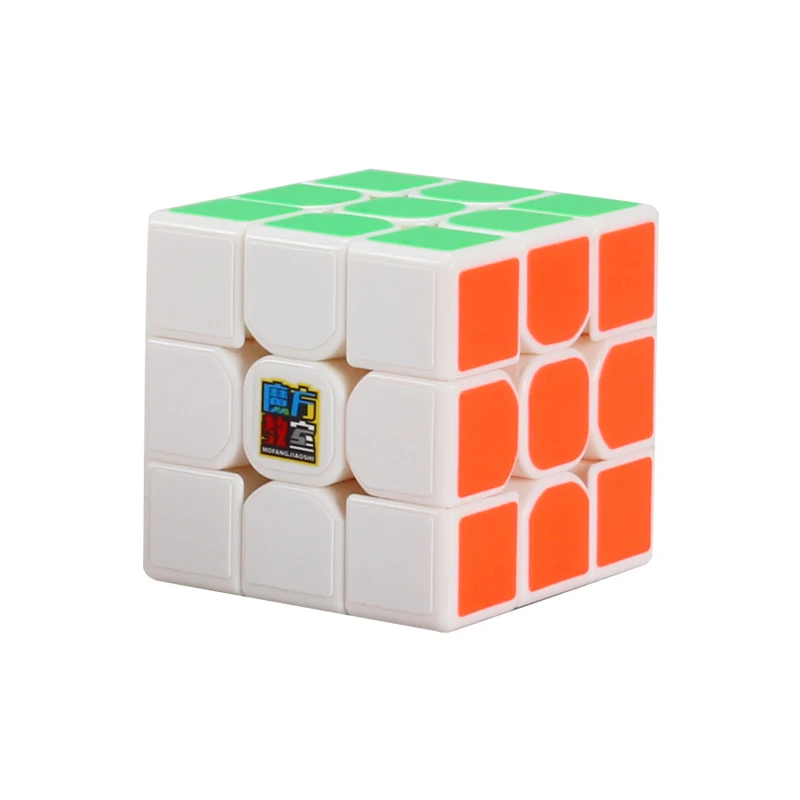 Moyu mofangjiaoshi 3x3x3 MF3RS волшебный куб-головоломка без наклеек Профессиональный скоростной куб magico Развивающие игрушки для детей - Цвет: white