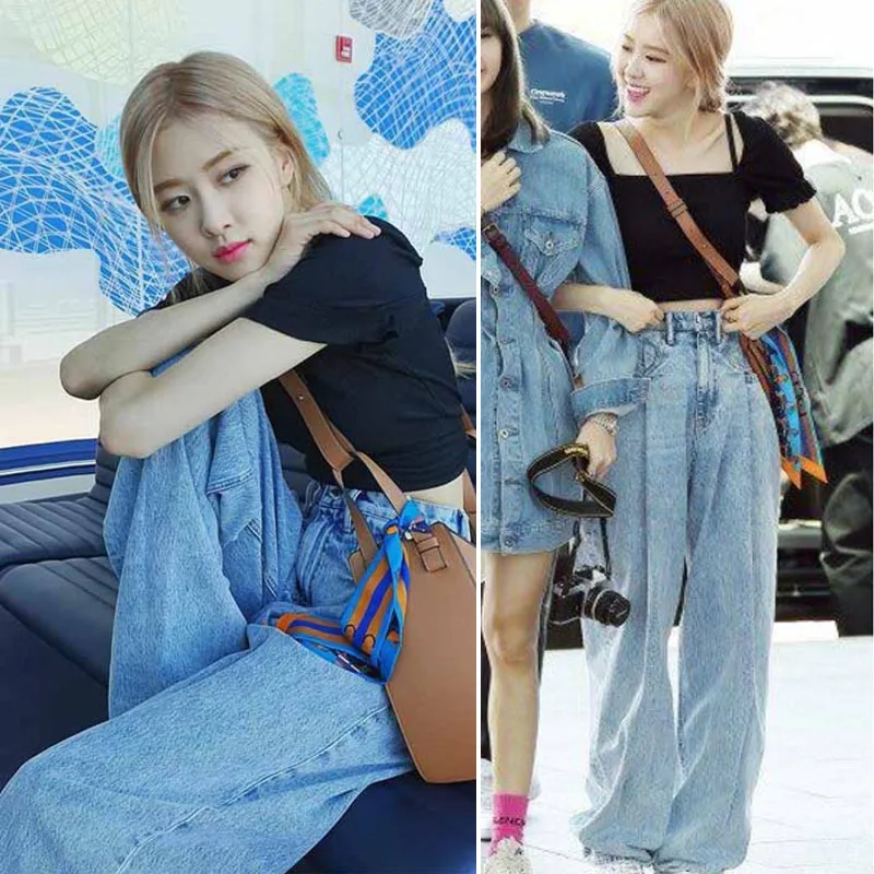 Kpop Rose Streetwear Yang Sama Fashion 