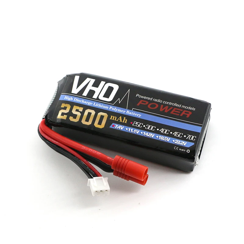 VHO Power Syma X8W RC Drone Lipo Battery 2S 7.4v 2500mAh For X8 X8A X8C X8G X8HC X8HW X8HG helicopter Spare Parts | Игрушки и хобби