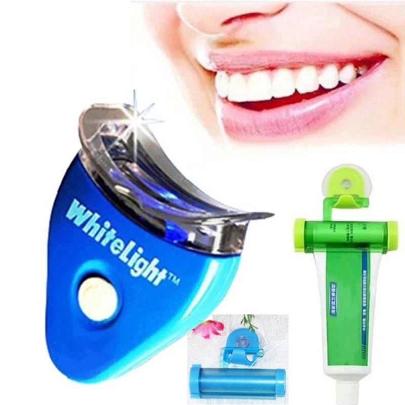 Pro Teeth Whitening Kit Dental Personal Oral Hygiene Care White Light