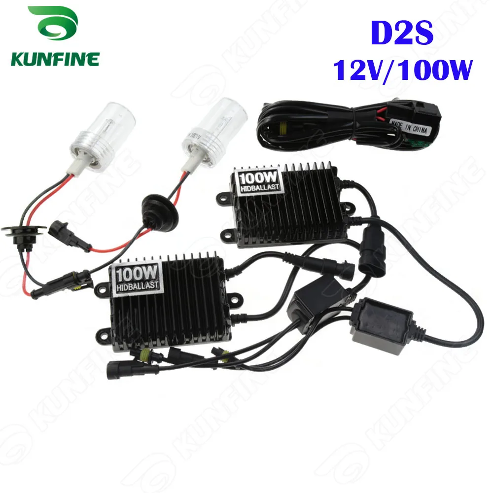 

12V/100W Xenon Headlight D2S HID Conversion xenon Kit Car HID light with AC ballast For Vehicle Headlight