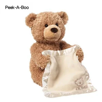 Peek Boo Teddy Bear Play Hide Seek Lovely Cartoon Stuffed
