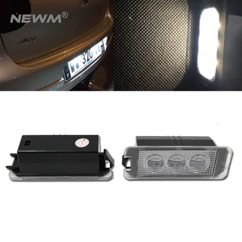 

2X LED License Number Plate Light For EOS For Golf IV 3D 5D New Beetle Cabrio For Passat Phaeon Scirocco Amarok B7