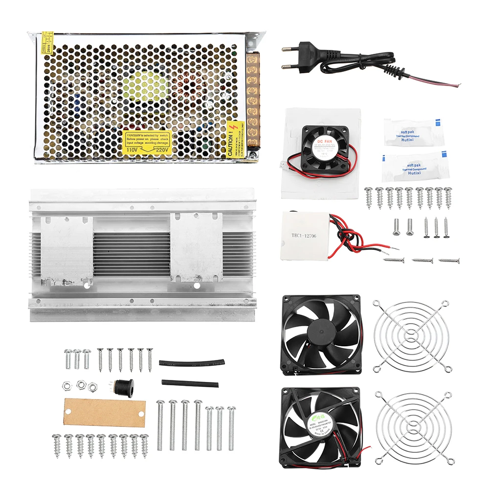 

TEC1-12706 DIY Cooling System Dual Core Radiator Semiconductor Cold Production Kit Cooling Equipment