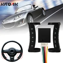 Kroak Universal Wireless Car Steering Wheel Button DVD GPS Remote Control For Stereo DVD GPS