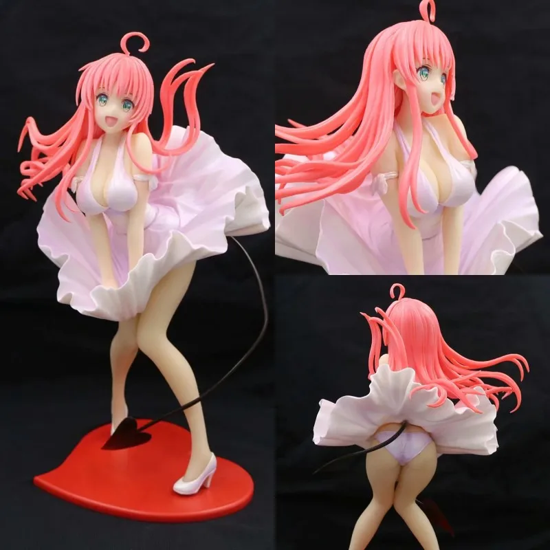 

Anime To love ru Lala Satalin Deviluke Dress Ver PVC Action Figure Collectible Model doll toy 23cm
