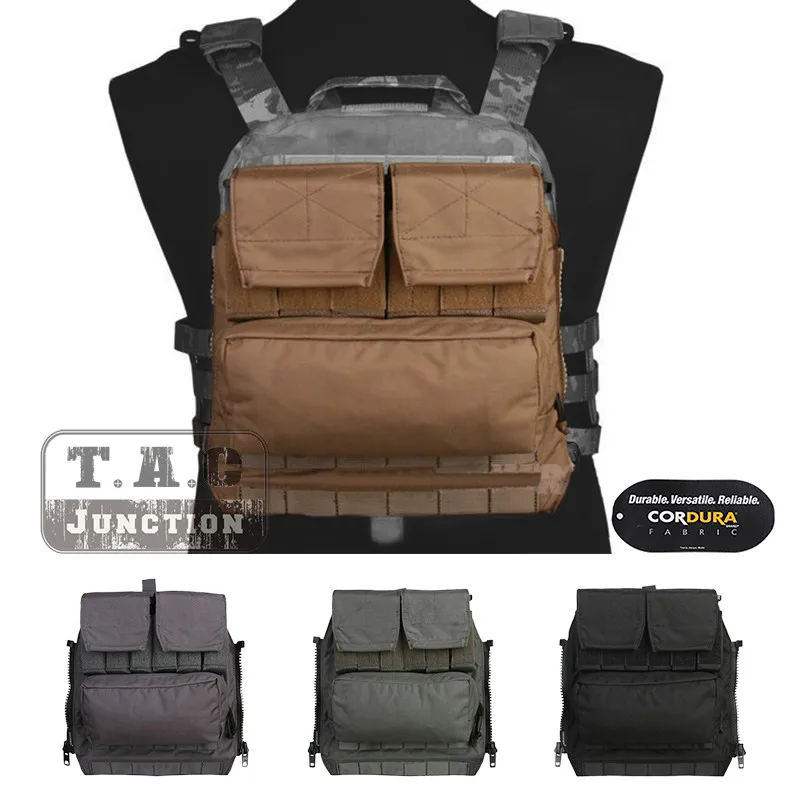 

Emerson Tactical Backpack Zip-on Panel EmersonGear Plate Carrier Back Bag w/ Magazine Pouches for CPC NCPC JPC 2.0 AVS Vest