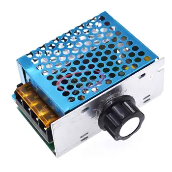 

4000W 110V-220V AC SCR Voltage Regulator Adjustable Motor Speed Controller Control Dimming Dimmers Thermostat Import High-power