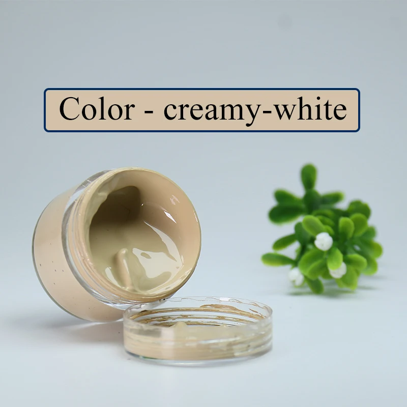 

creamy-white-Leather coloring paste,leather bag,sofa, shoe,clothing,refurbished to change color, handsel a sponge rub and gloves