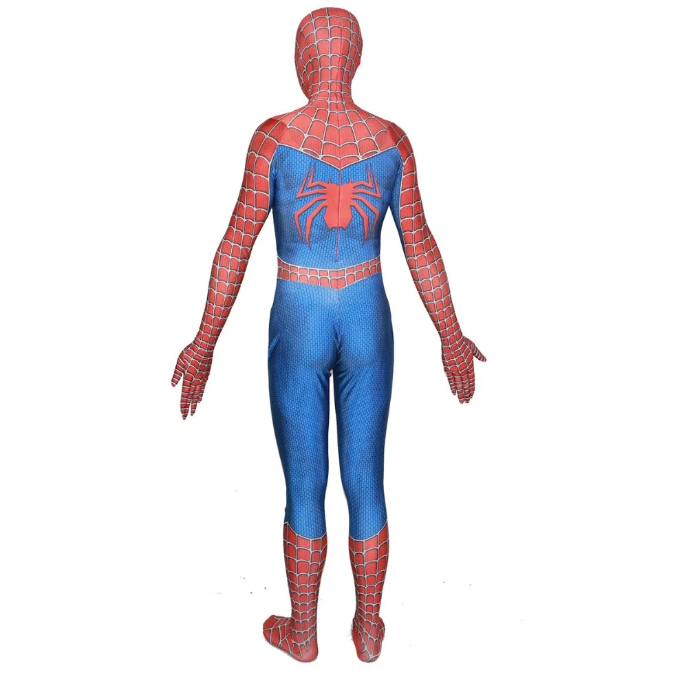 Raimi Spider Kostuum, карнавальный костюм, 3D принт, полное тело, зентай, костюм, стелька, линзы, маска для взрослых, детей, облегающий костюм с пауком, костюм