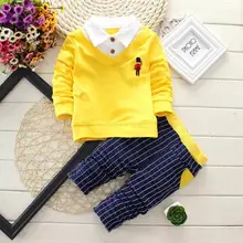 Children s clothing set kids baby spring set baby clothing sports suit 2 piece set t