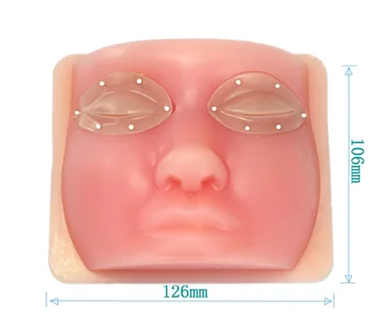 

Double eyelid surgery suture training model with 3 pair Eyelid