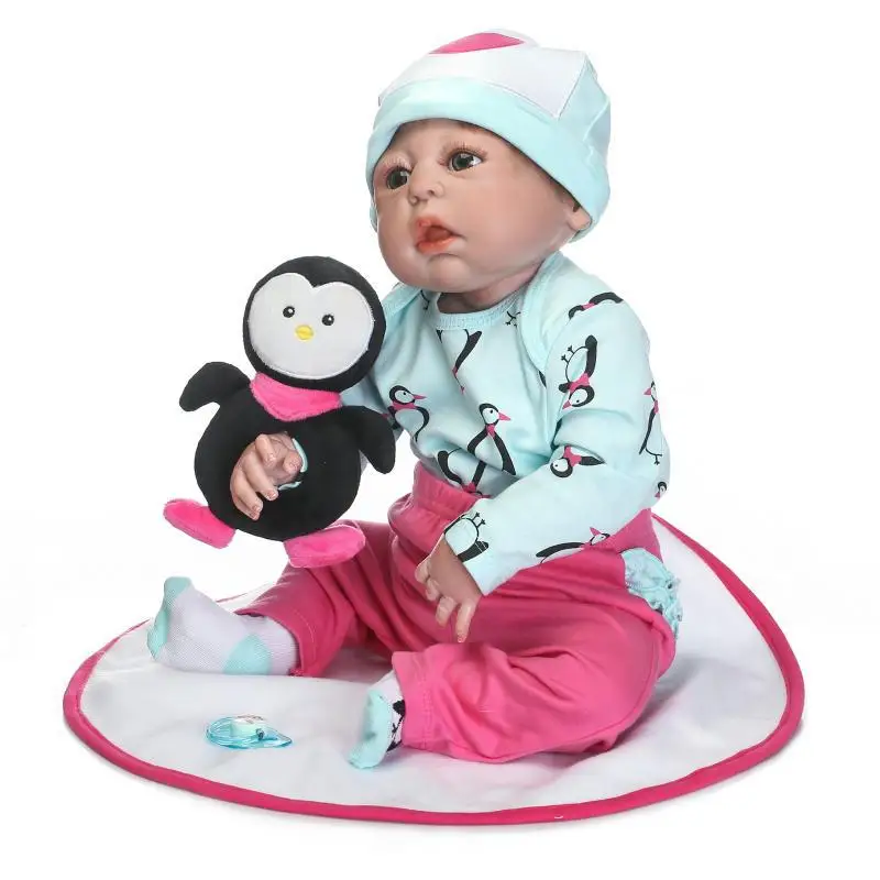 

Vinyl Simulation Baby Doll Lovely Full Rubber Penguin Baby Toys Hot