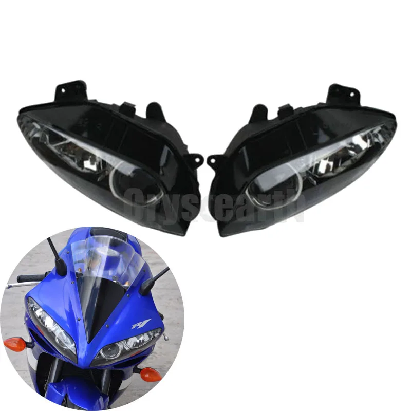Комплект фар в сборе для мотоцикла Yamaha YZFR1 YZF R1 2004 2005 2006 передняя фара