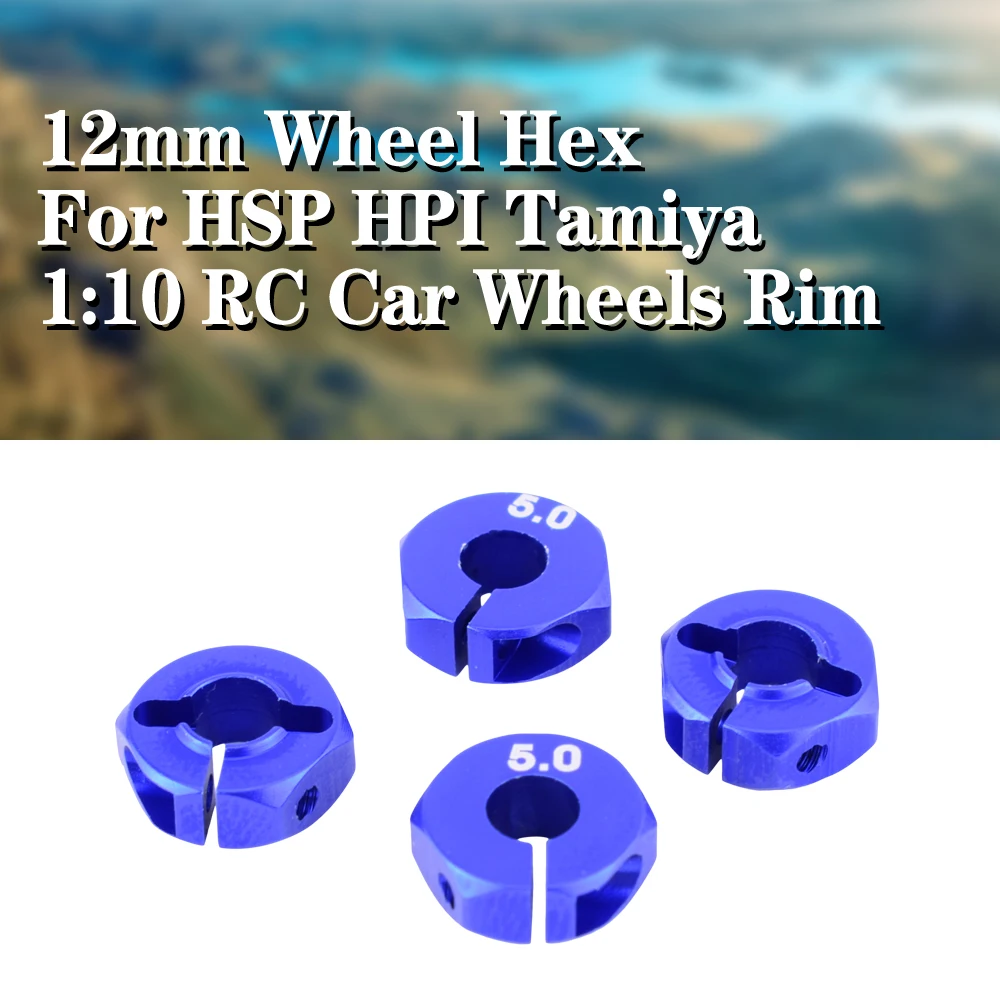 

4Pcs 12mm Hex 15mm Coupler Tire Extended Adapter for Traxxas Hsp Redcat Tamiya Axial Scx10 D90 HPI RC Crawler Big Foot Car