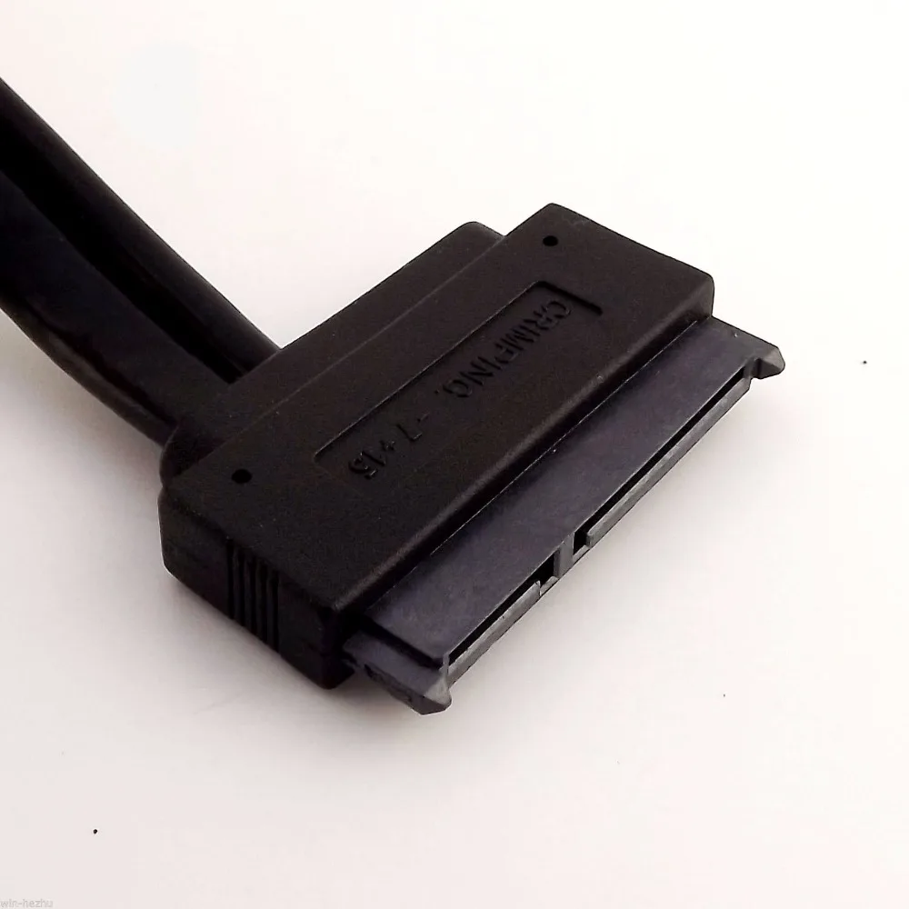 1 шт. двухмощный eSATA USB 12В 5В комбинированный к 22 контактному SATA Кабель адаптер для