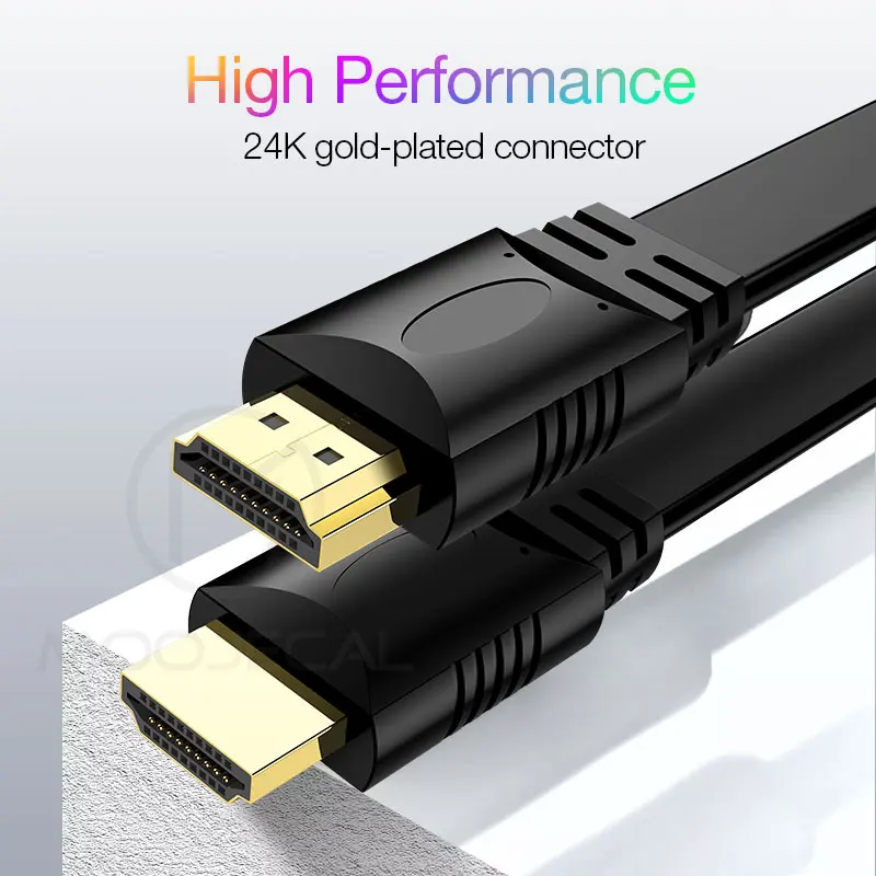 

MOOJECAL HDMI Cable HDMI to HDMI V1.4 1080P for Splitter Extender Adapter Nintend Switch PS4 TV Box For Xiaomi 1.5m Cable HDMI