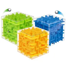 New 3D Stereo Toy Labyrinth Cube Children Adult Puzzle Intelligence Educational Toys Good Gift For Your Child 88 88 S
