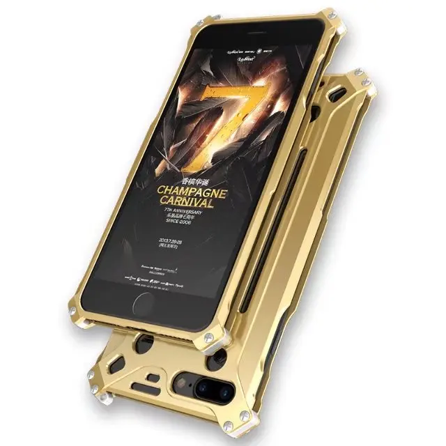 R just Brand Thor Luxury Heavy Duty Armor Metal AL Mobile Phone bag