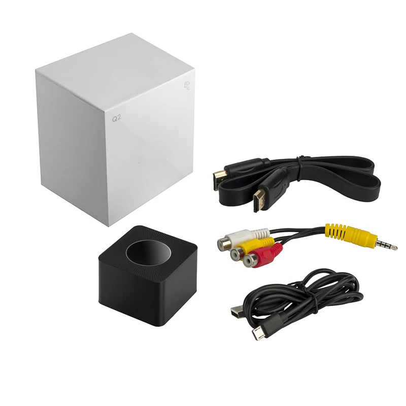 

Q2 WiFi Display Dongle 5G & 2.4G Dual-band Wireless Screen Mirroring Adapter 1080P H RJ45 Ethernet Port Screen Sharing Device