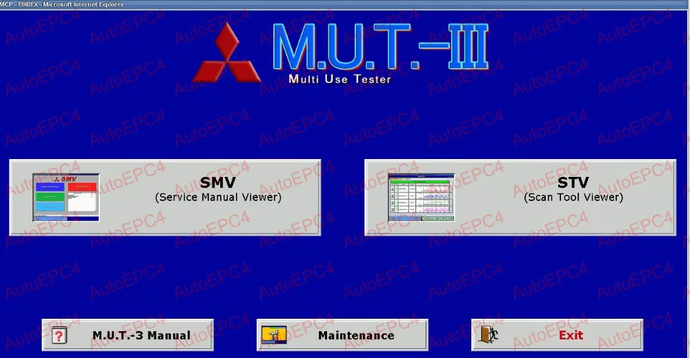 

M.U.T-III PRE16121-00 Diagnostic Software [02.2017] diagnostic program For Mitsubishi