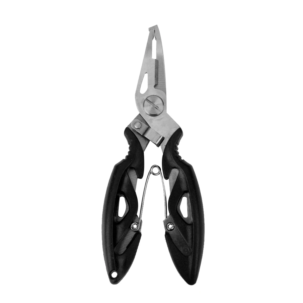 Stainless Steel Fishing Pliers for Braid Line Cutter, Hook Remover, Split Ring, Fishing Gripper Repair Tool