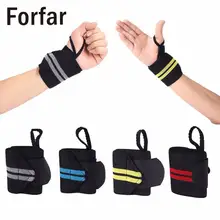 1 пара Fofar утяжеляющий ремешок для фитнеса, спортзала, спорта, запястья, повязка на запястье, поддерживающий браслет для кроссфита, бодибилдинга, поддержка рук, обертывание s