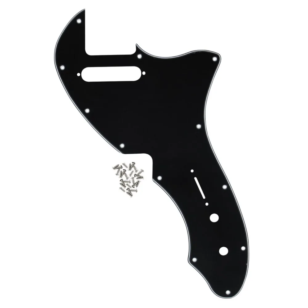 FLEOR 1 шт. Tele Guitar Pickguard царапина пластина w/Винты для Tele Thinline 69 переиздание RI Стиль гитарные части, 11 цветов на выбор