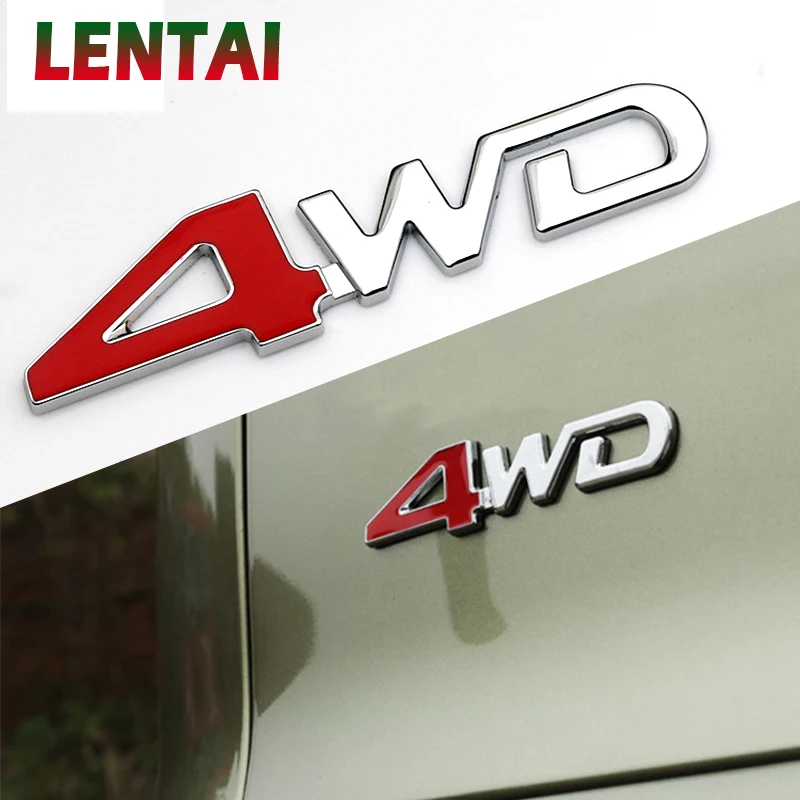 OVERE 1 шт. автомобильный 3D металлический стикер 4WD 4X4 для VW Golf 4 7 5 MK4 Mazda 6 cx-5 Peugeot 206 207 208