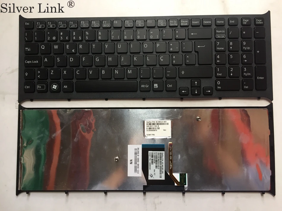 

PO Portugal keyboard For SONY VPC-CB Series VPC-CB17EC CB35EC CB36EC CB8EC CB8 CB35 PCG-71612T CB8EC CB36EC Backlit With Frame