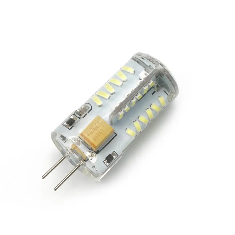 G4 Светодиодная лампа 6 Вт теплый/холодный белый 12 В SMD3014 57 светодиодов 360 Угол луча